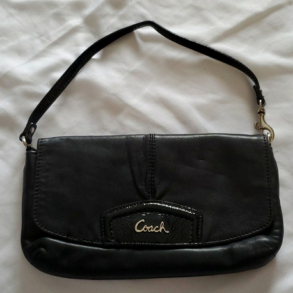 Black Coach Wallet Clutch